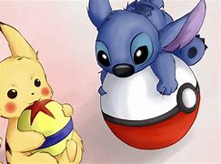 Image result for Pikachu and Stitch Wallpaper