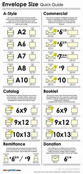 Image result for Announcement Envelope Size Chart