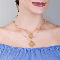 Image result for Coin-Shaped Gold Pendant