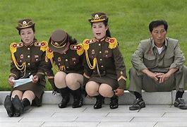 Image result for North Korean Lady Soldiers