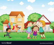 Image result for Cartoon Pics of Kids Playing Outside
