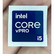 Image result for Intel vPro Sticker Newer Laptops