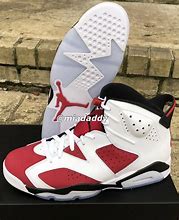 Image result for Jordan Wearing Carmine 6