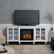 Image result for 70 Inch TV Console Fireplace