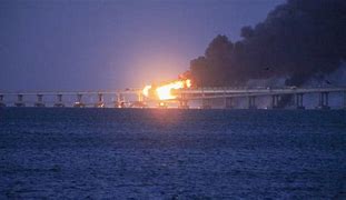Image result for Kerch Strait Bridge Damage