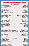Image result for Samsung Hidden Codes
