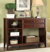 Image result for Tall Console Tables with Shelves