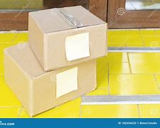 Image result for Blue Boxes On Door Step