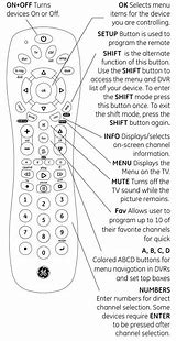 Image result for GE Universal Remote Maual