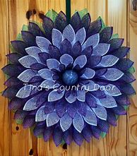 Image result for Burlap Flower Wreath