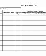 Image result for Excel Repair History Template