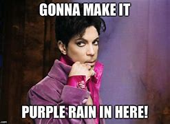 Image result for Prince Purple Rain Meme