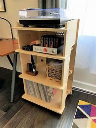 Image result for Plans for a Record Player Stand
