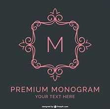 Image result for Mongram Free Templates