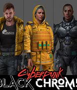 Image result for Cyberpunk Red Black Chrome