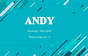 Image result for Andy Name Orgin