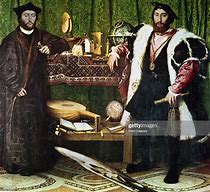 Image result for Hans Holbein the Younger the Ambassadors 1533