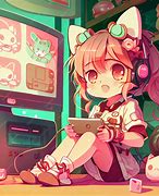 Image result for Anime Playing Video Games