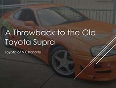 Image result for Toyota Supra Old Vs. New