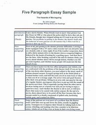 Image result for Paragraph Outline Template