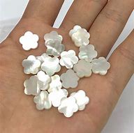 Image result for Mother of Pearl Flower Beads