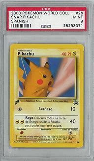 Image result for Pokemon Snap Pikachu Card