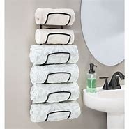 Image result for Black Towel Holder 5 Tier Wall Mounted