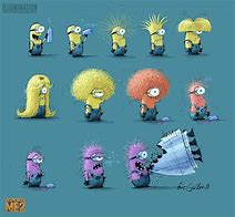 Image result for Purple and Yellow Minion Drawing