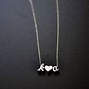 Image result for Boyfriend and Girlfriend Necklace Set