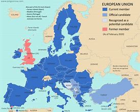 Image result for Map of European Countries with Cities
