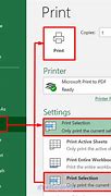 Image result for Print Selection in Excel