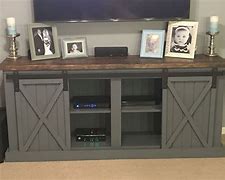 Image result for TV Stand Entertainment Center DIY Grey