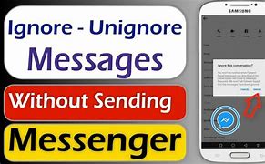 Image result for Ignore Message