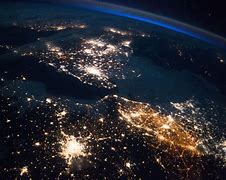 Image result for Earth Night Space