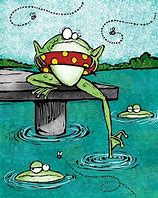 Image result for Funny Frog Drawings
