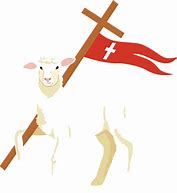 Image result for Lamb beside Cross Clip Art