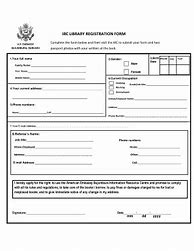 Image result for Library Form