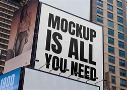 Image result for Square Billboard Mockup