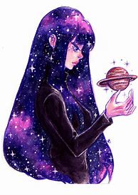 Image result for Cute Galaxy Girl Art