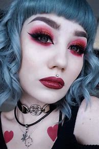 Image result for Red Goth Apple Girl