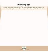 Image result for Memory Box Clip Art Colouring
