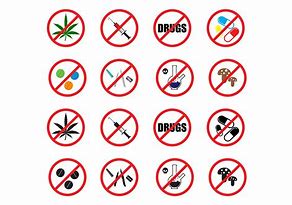 Image result for No Drugs Sign