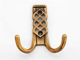 Image result for Decorative Brass Wall Hooks