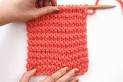 Image result for Purl Stitch in Knitting Single Knit