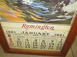 Image result for Vintage Remington Calendars
