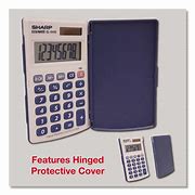 Image result for Sharp Pocket Calculator with Cover Solar
