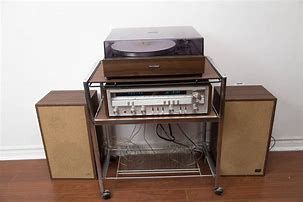 Image result for Stereo Receiver with Record Player