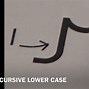 Image result for Lower Case Cursive R