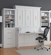 Image result for Cabinet Bed with Desk