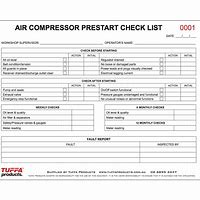 Image result for Compressor Check Sheet